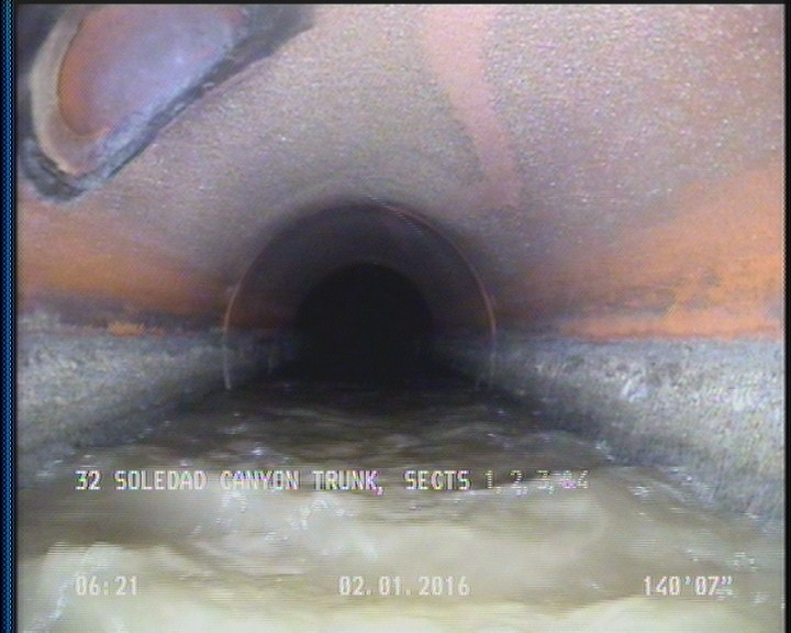 Deposits Settled Other, 10 %of cross sectional area, from 05 to 07 o'clock, , within 8 inches of joint: YES