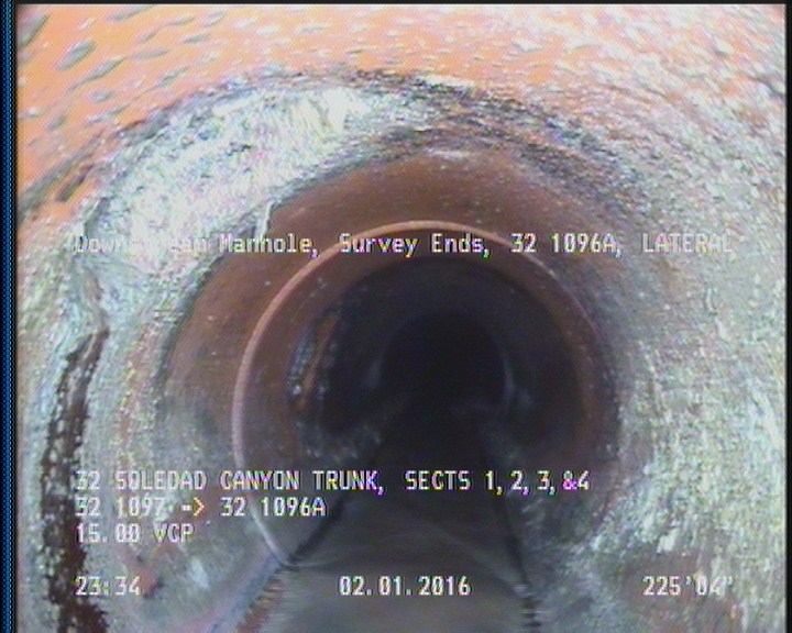 Downstream Manhole, Survey Ends - 32 1096A, LATERAL