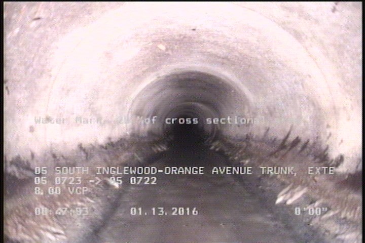 Water Mark, 25 %of cross sectional area