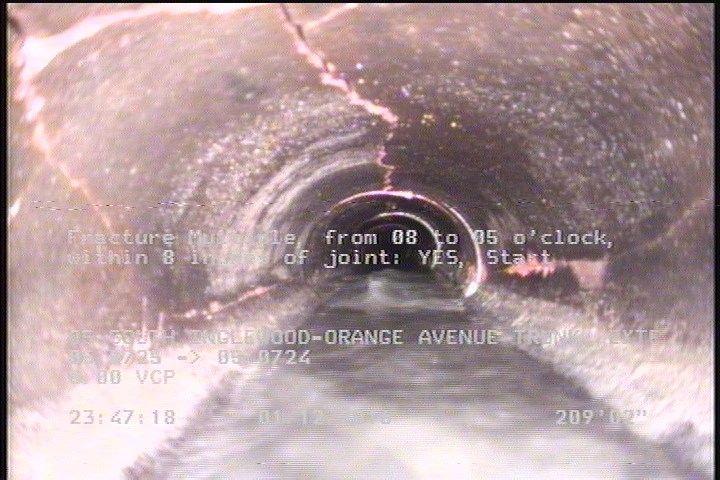 Fracture Multiple, from 08 to 05 o'clock, within 8 inches of joint: YES, Start