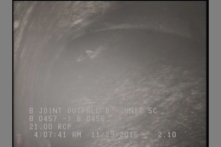 Survey Abandoned - DOWN LEG OF THE U/S SIPHON