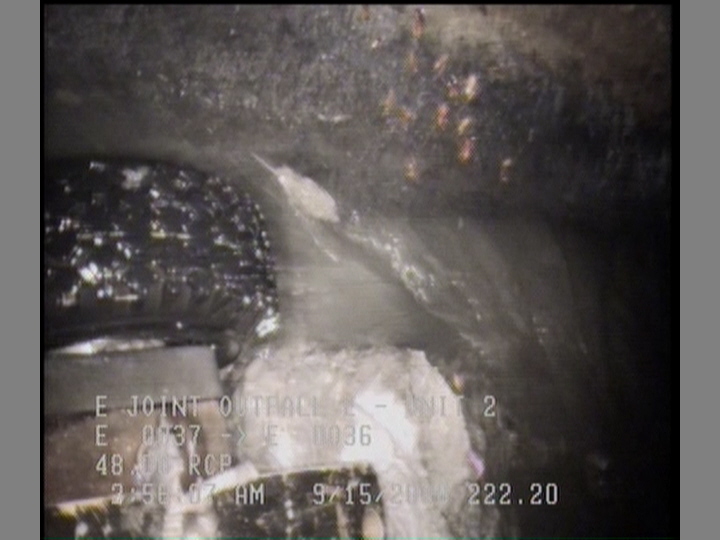 Deposits Settled Other, 5 %of cross sectional area, at 06 o'clock, , within 8 inches of joint: NO