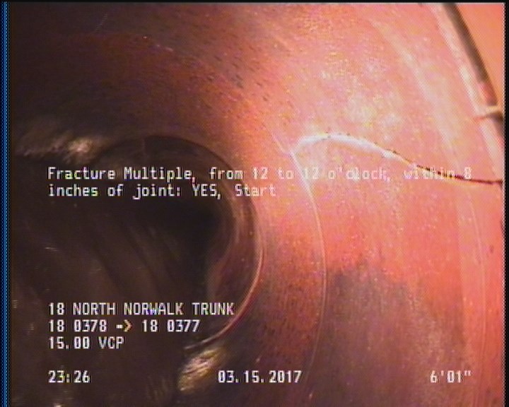 Fracture Multiple, from 12 to 12 o'clock, within 8 inches of joint: YES, Start
