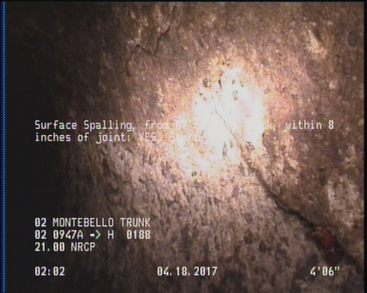 Surface Spalling, from 09 to 03 o'clock, within 8 inches of joint: YES, Start