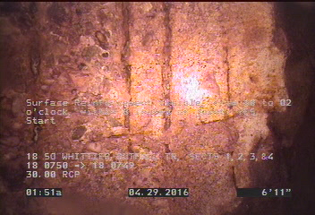 Water Mark, 25 %of cross sectional area