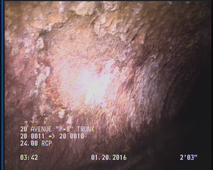 Surface Spalling, from 09 to 03 o'clock, within 8 inches of joint: YES, Start