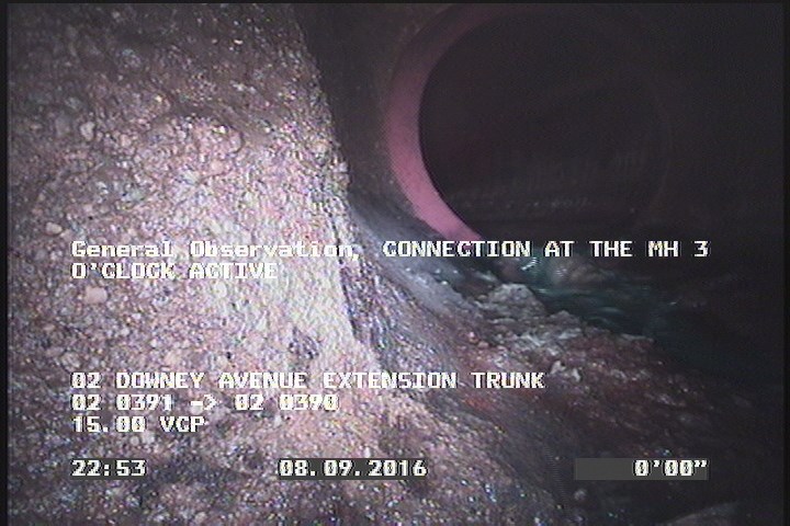 General Observation - CONNECTION AT THE MH 3 O'CLOCK ACTIVE