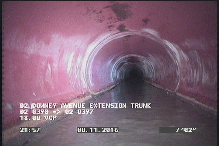 Deposits Attached Grease, 5 %of cross sectional area, from 04 to 08 o'clock, , within 8 inches of joint: YES, Start