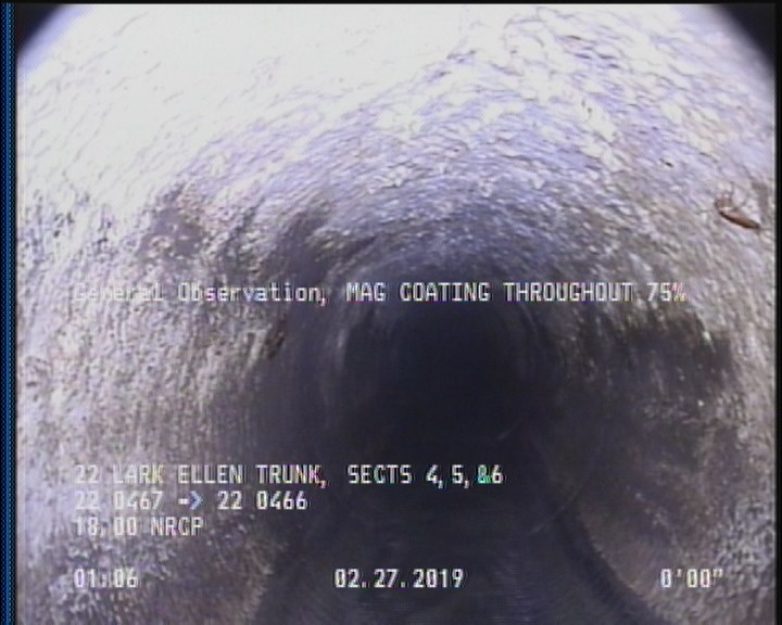 General Observation - MAG COATING THROUGHOUT 75%