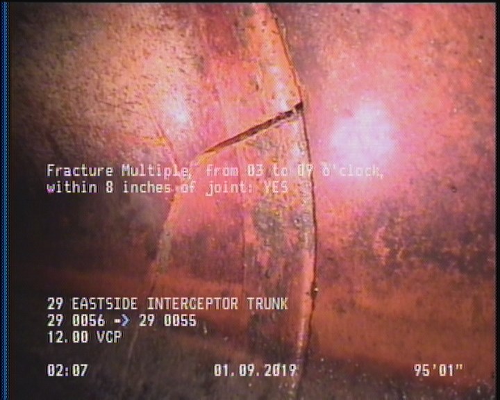 Fracture Multiple, from 03 to 09 o'clock, within 8 inches of joint: YES