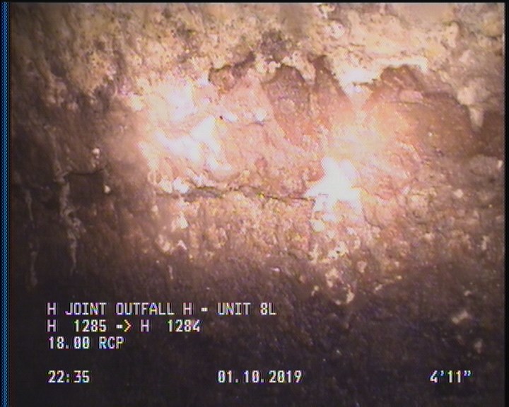 Surface Spalling, from 09 to 03 o'clock, within 8 inches of joint: YES, Start