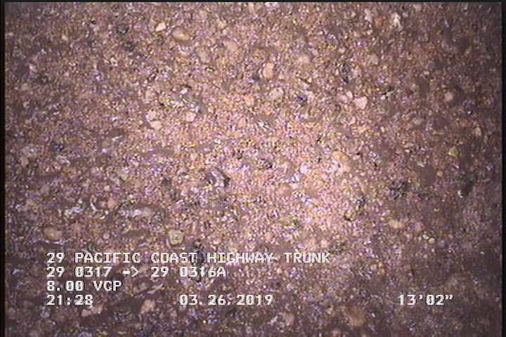 Surface Aggregate Projecting, from 08 to 04 o'clock, within 8 inches of joint: YES, Start