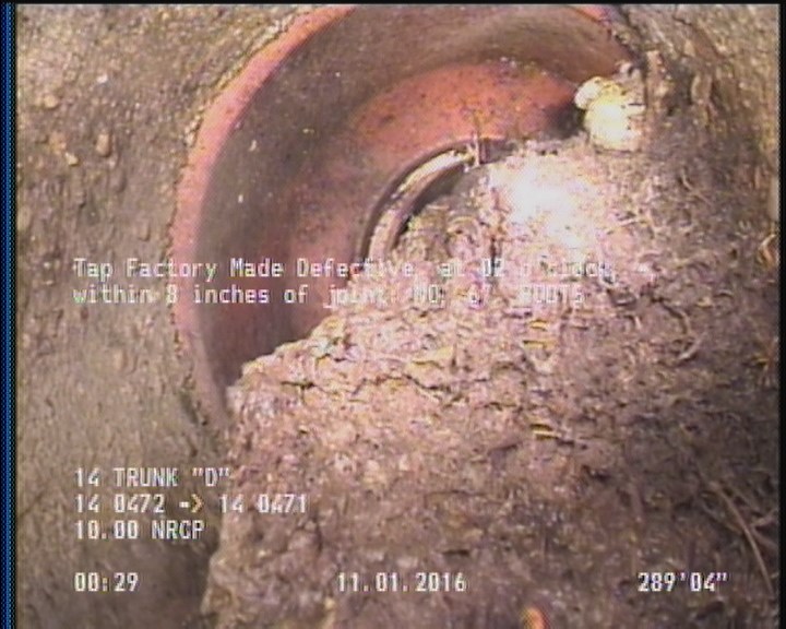 Tap Factory Made Defective, at 02 o'clock, -, within 8 inches of joint: NO, 6" - ROOTS