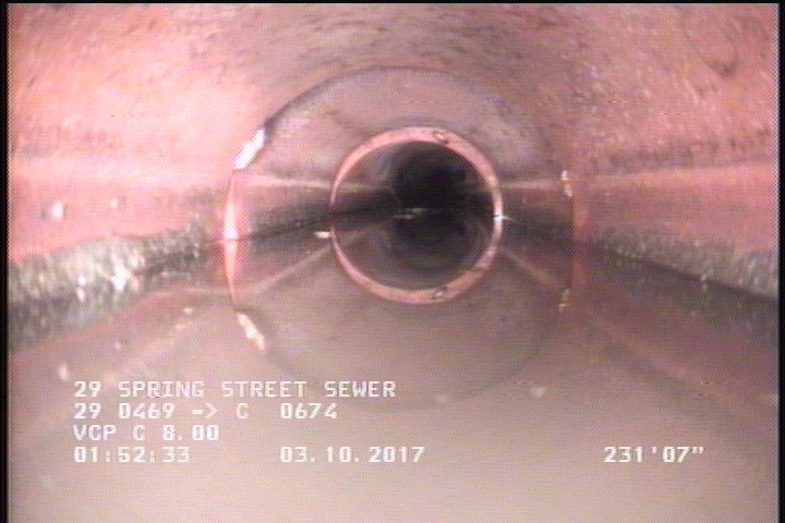 Water Level, Sag in pipe, 15 %of cross sectional area, Start