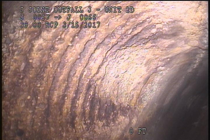 Surface Reinforcement Visible, from 10 to 02 o'clock, within 8 inches of joint: YES - CIRCUM REBAR