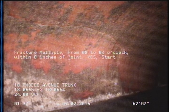 Fracture Multiple, from 08 to 04 o'clock, within 8 inches of joint: YES, Start