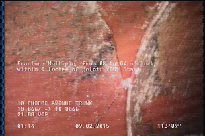 Fracture Multiple, from 08 to 04 o'clock, within 8 inches of joint: YES, Start