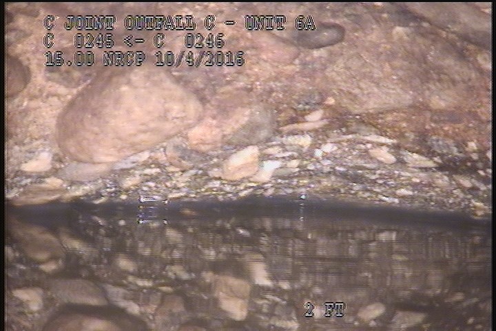 Downstream Manhole, Survey Begins - 9:00 AM
