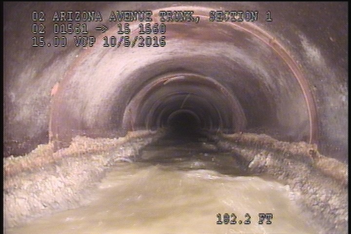 Deposits Attached Grease, 5 %of cross sectional area, from 04 to 08 o'clock, , within 8 inches of joint: YES, Start