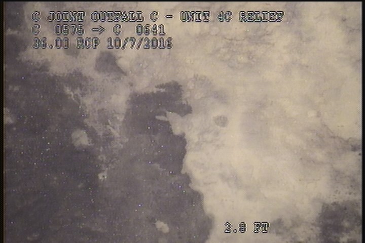 General Observation - WHITE BUILD-UP ON LINER
