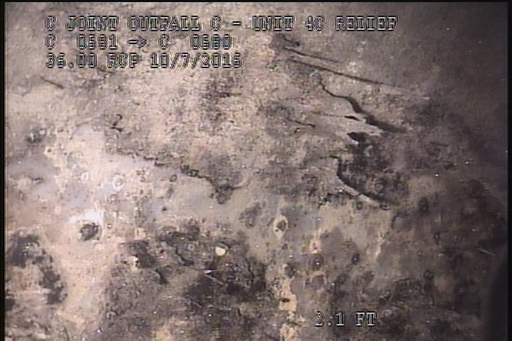 Deposits Attached Grease, 5 %of cross sectional area, from 11 to 01 o'clock, , within 8 inches of joint: YES, Start