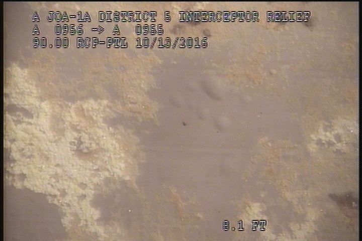 Lining Failure Blistered, from 08 to 04 o'clock, within 8 inches of joint: NO - SMALL BLISTERES SPORATIC THROUGHOUT REACH