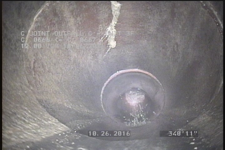 Upstream Manhole, Survey Ends - 3:45AM