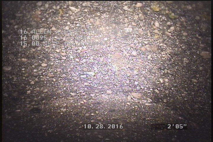 Surface Aggregate Projecting, from 09 to 03 o'clock, within 8 inches of joint: YES, Start - SEVERE AGG-MODERATE -SLIGHT