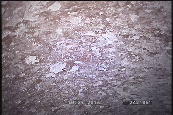 General Photograph - WHITE SUBSTANCE ON PIPE