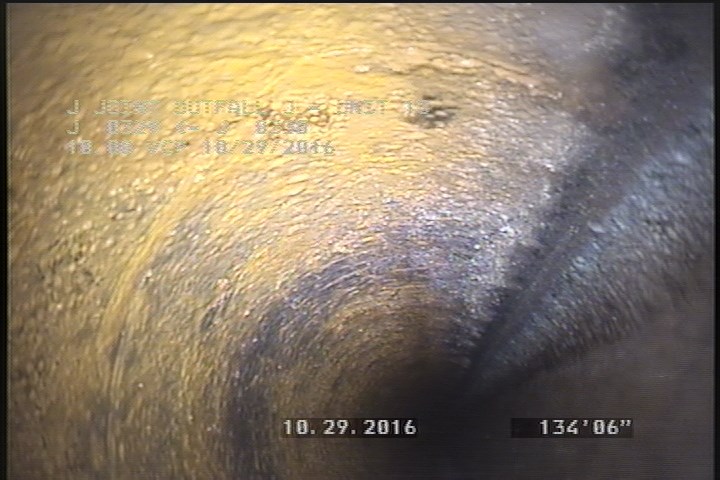 Surface Corrosion Metal Pipe, from 08 to 04 o'clock, within 8 inches of joint: YES, Start - 15% SUFACE LOSS