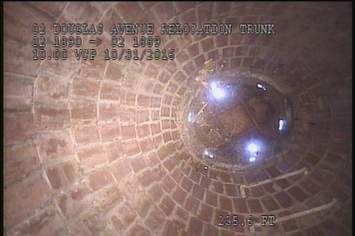 Downstream Manhole, Survey Ends - 01:00PM