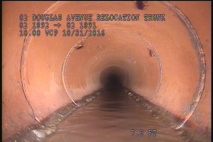 Deposits Attached Grease, 5 %of cross sectional area, from 04 to 08 o'clock, , within 8 inches of joint: YES