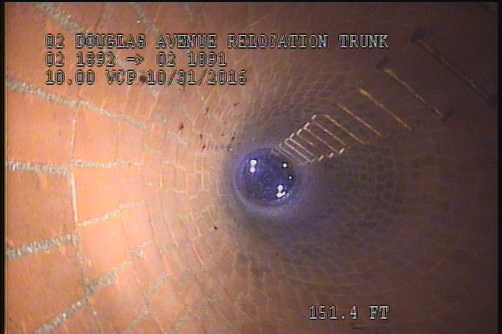 Downstream Manhole, Survey Ends - 10:49AM