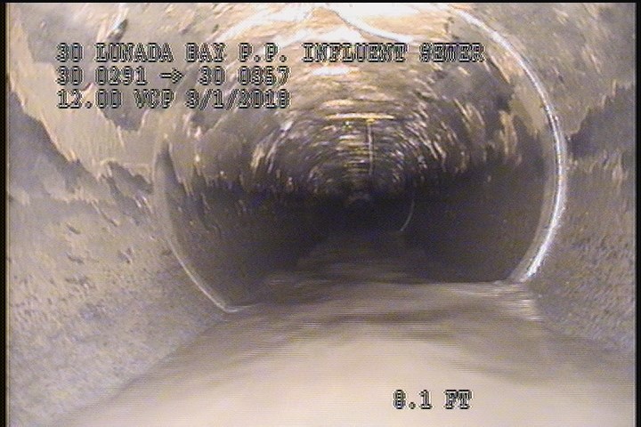 Deposits Attached Grease, 5 %of cross sectional area, from 09 to 03 o'clock, , within 8 inches of joint: YES, Start
