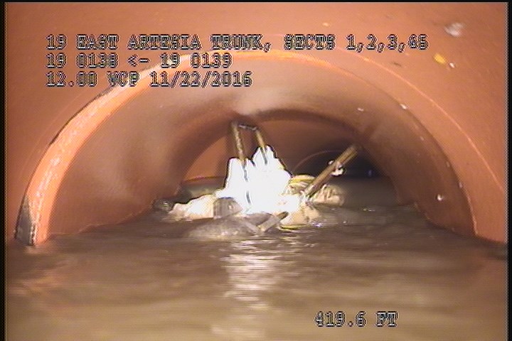 Water Level, 55 %of cross sectional area