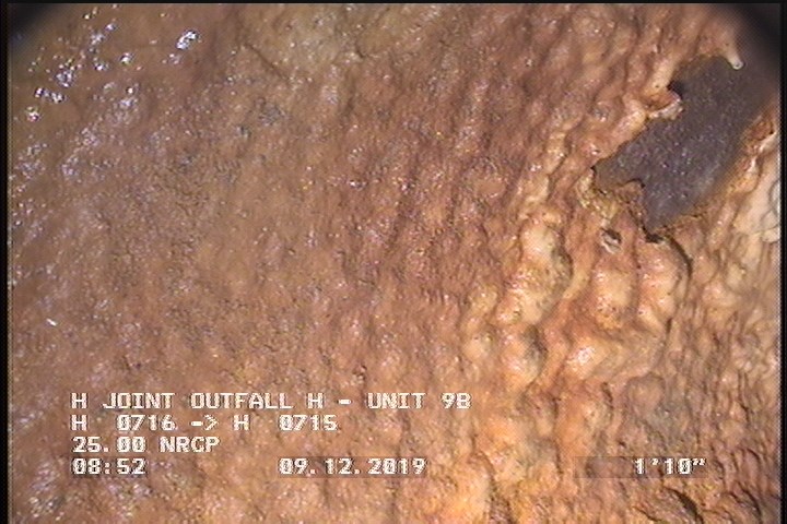 Surface Aggregate Projecting, from 08 to 04 o'clock, within 8 inches of joint: YES, Start
