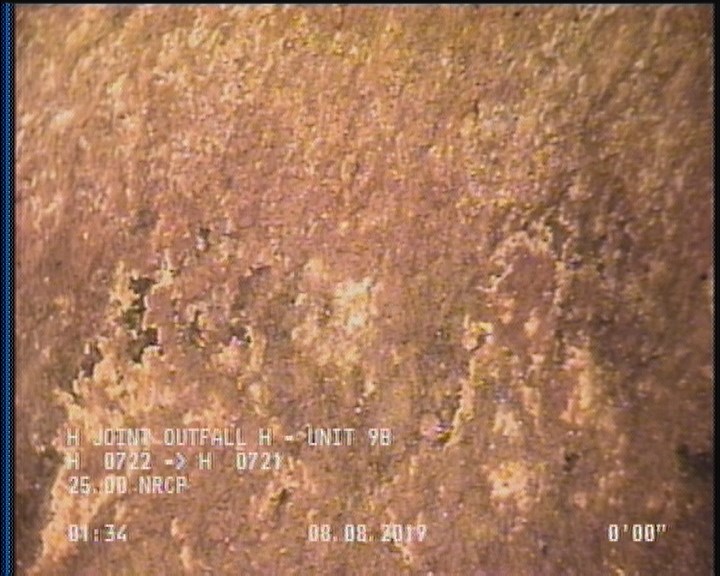 Surface Spalling, from 09 to 03 o'clock, within 8 inches of joint: YES, Start