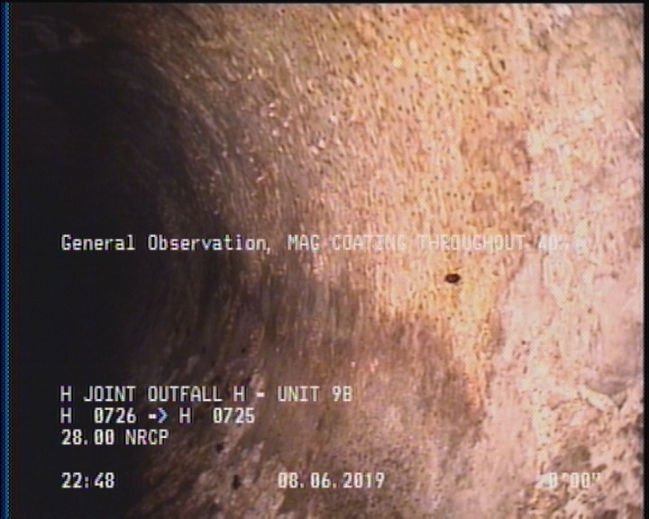 General Observation - MAG COATING THROUGHOUT 40%