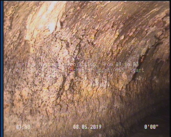 Surface Aggregate Projecting, from 09 to 03 o'clock, within 8 inches of joint: YES, Start