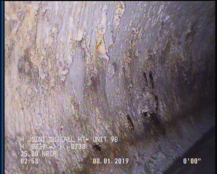 Surface Spalling, from 09 to 03 o'clock, within 8 inches of joint: YES, Start