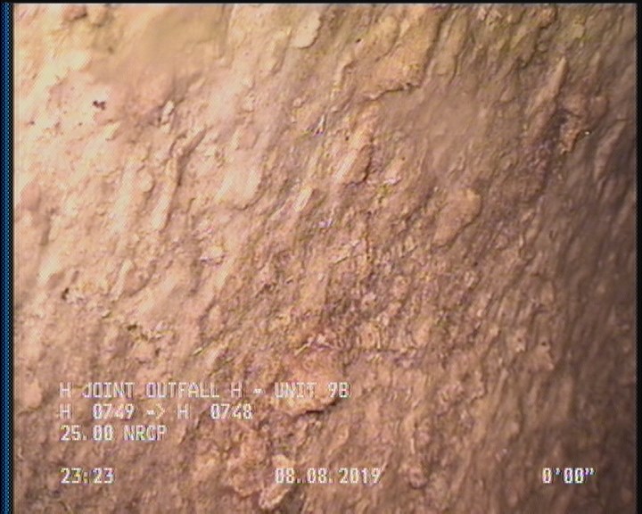 Surface Spalling, from 09 to 03 o'clock, within 8 inches of joint: YES, Start