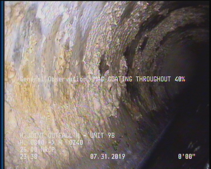 General Observation - MAG COATING THROUGHOUT 40%