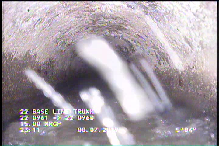 Surface Roughness Increased, from 08 to 04 o'clock, within 8 inches of joint: YES, Start