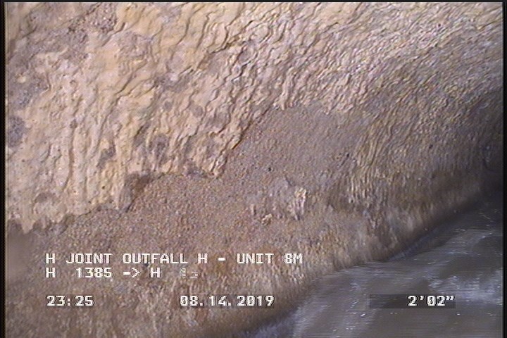 Surface Spalling, from 08 to 04 o'clock, within 8 inches of joint: YES, Start