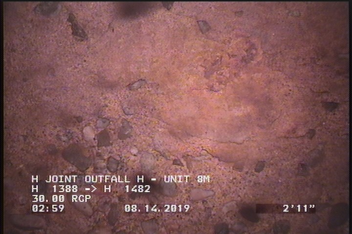 Surface Aggregate Projecting, from 08 to 04 o'clock, within 8 inches of joint: YES, Start
