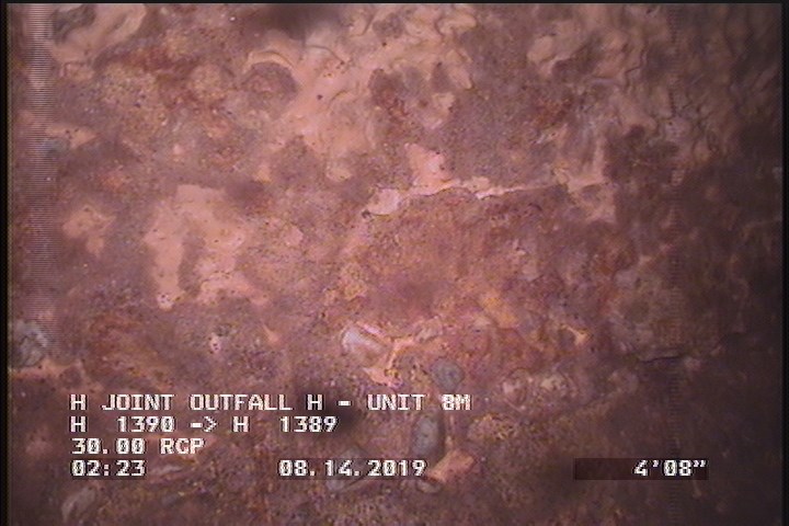Surface Spalling, from 08 to 04 o'clock, within 8 inches of joint: YES, Start
