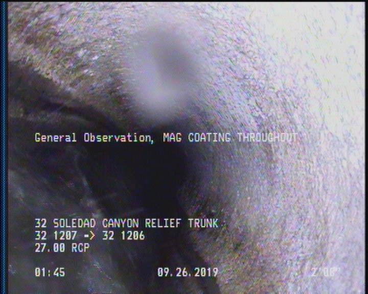 General Observation - 75% MAG COATING THROUGHOUT