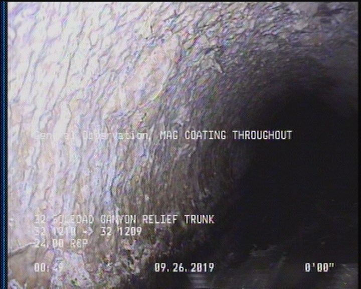 General Observation - 75% MAG COATING THROUGHOUT