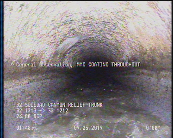 General Observation - 60% MAG COATING THROUGHOUT