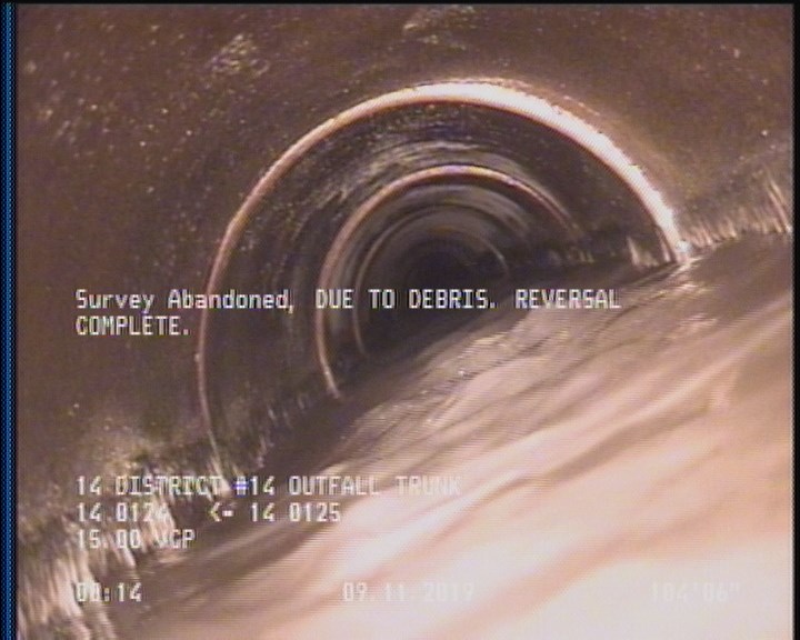 Survey Abandoned - DUE TO DEBRIS. REVERSAL COMPLETE.
